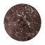 Fernando Marble and Metal Side Table Red