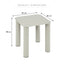 Maison Metal Square Side Table Birch