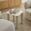 Maison Metal Square Side Table Birch