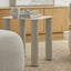 Maison Metal Square Side Table Birch