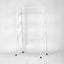 Metal Flower Rack with 4 Shelf White