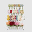 Metal Flower Rack with 4 Shelf White