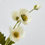Mini Poppy Spray White