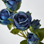 Rosebud Spray 7 Heads Blue - Pack of 12