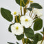 Pom Pom Rose Spray White - Pack of 12