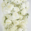Rose & Hydrangea Floral Runner White