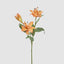 Tiger Lily Spray W/2 Flowers & 1 Bud 71cm Orange (Set of 12)