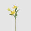 Tiger Lily Spray W/2 Flowers & 1 Bud 71cm Yellow (Set of 12)