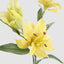 Tiger Lily Spray W/2 Flowers & 1 Bud 71cm Yellow (Set of 12)