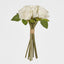 Rose Bouquet 9 Flowers White - Pack of 24