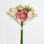 Marigold Peony Bouquet 32cm Pink - Pack of 12