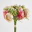Marigold Peony Bouquet 32cm Pink - Pack of 12