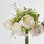 Marigold Peony Bouquet 32cm White - Pack of 12