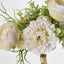 Marigold Peony Bouquet 32cm White - Pack of 12