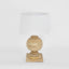 Coach Table Lamp Natural With White Shade