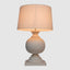 Coach - White - Turned Wood Ball Balustrade Table Lamp