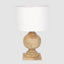 Coach - Natural - Turned Wood Ball Balustrade Table Lamp