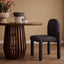 Bow Dining Table Dark Walnut