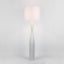 Callum Floor Lamp Base White with Shade White
