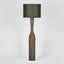 Callum Timber Floor Lamp Base With Black Shade