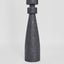 Magnus Wood Floor Lamp Black Base with Natural Shade