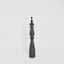 Magnus Wood Floor Lamp Black Base with White Shade