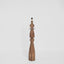 Magnus Wood Floor Lamp Saddle Base with Natural Shade