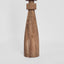 Magnus Wood Floor Lamp Saddle Base with Natural Shade