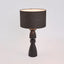 Magnus Wood Table Lamp Black Base with Black Shade