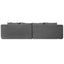 Marbella Modular 4 Seater Sofa Reversible Ottoman Chaise Sofa Storm