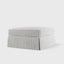 Noosa Hamptons Ottoman Natural Stripe