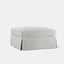 Noosa Hamptons Ottoman Natural Stripe