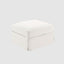 Noosa Hamptons Ottoman Ivory 