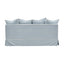 Noosa Hamptons 3 Seat Sofa Beach W/White Piping