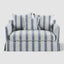 Noosa Hamptons 1.5 Seat Sofa Bed Blue Sky
