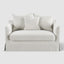 Noosa Hamptons 1.5 Seat Sofa Bed Ivory