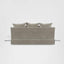 Noosa Hamptons 2.5 Seat Sofa Bed Natural W/White Piping
