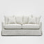 Noosa Hamptons 3 Seat Queen Sofa Bed Natural Stripe
