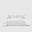 Noosa Hamptons 3 Seat Queen Sofa Bed Natural Stripe