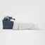 Noosa Hamptons 3 Seat Queen Sofa Bed Navy W/White Piping