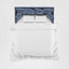 Noosa Hamptons 3 Seat Queen Sofa Bed Navy W/White Piping