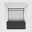 Noosa Hamptons 3 Seat Queen Sofa Bed Navy W/White Piping
