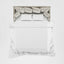 Noosa Hamptons 3 Seat Queen Sofa Bed Natural W/White Piping