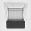 Noosa Hamptons 3 Seat Queen Sofa Bed Natural W/White Piping