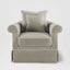 Avalon Hamptons Armchair Natural W/White Piping