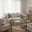 Avalon Hamptons 3 Seat Sofa Cloud Stripe