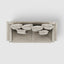 Avalon Hamptons 3 Seat Sofa Natural W/White Piping
