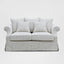 Avalon Hamptons 2 Seat Sofa Stone Stripe