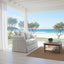 Avalon Hamptons 2 Seat Sofa Stone Stripe