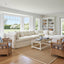 Marbella Modular 4 Seater Sofa Reversible Ottoman Chaise Ivory